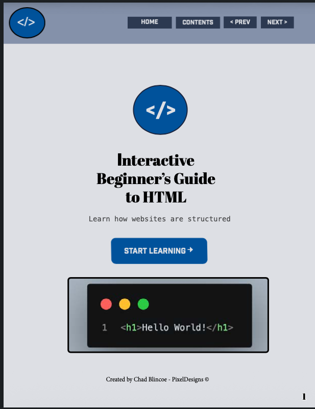 Interactive PDF newsletter layout